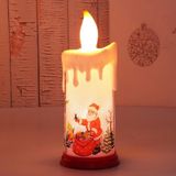 Kerstdecoratie Nachtlampje LED Simulatie Vlam Kaarslicht (A-Santa Claus)
