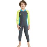 DIVE&SAIL Children Diving Suit Outdoor Badpak uit n stuk zonnebrandcrme  maat: XL(Boys Dark Gray)