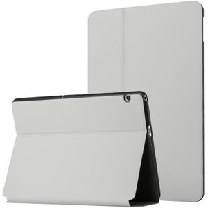 Voor Huawei MediaPad T5 10 Dual-vouwen Horizontale Flip Tablet Leren Case met Houder