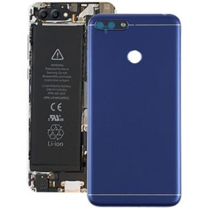 Achtercover met Zijtoetsen & camera lens voor Huawei Honor Play 7A (blauw)