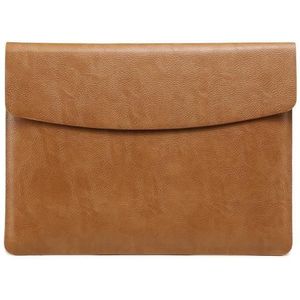Horizontal Litchi Texture Laptop Bag Liner Bag For MacBook 15.4 Inch A1398(Liner Bag Yellow)