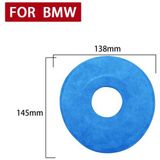 Auto Suede Wrap Stuurwiel Decoratieve Sticker voor BMW F Chassis  Left Drive (Sky Blue)