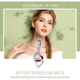 Creative Heart To Heart Hand DIY Zilveren Hanger S925 String Accessoires