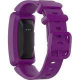 Voor Fitbit Inspire HR / Ace 2 Siliconen Smart Watch Vervanging strap Polsbandje (Paars)