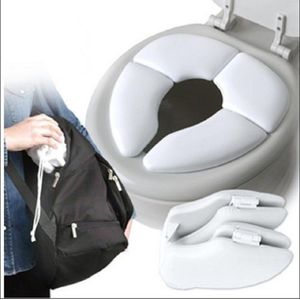 5 PC'S zachte huid-vriendelijke kinderen vouwen Potty seat cover baby reizen vouwen gewatteerde wc-bril toilet training