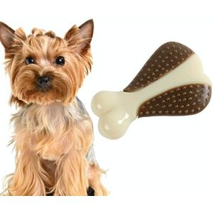 Huisdier bijten resistent speelgoed nylon koeienhuid molaire tanden eten spelen bot hond speelgoed  specificatie: groot (kippenpoot)