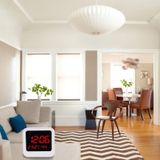 Bureauklok tabel digitale Backlight LED Alarm met tijd & datum & temperatuur & vochtigheid Display