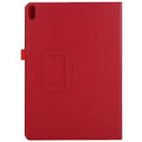 Voor Lenovo Tab 4 10 Plus (TB-X704) / Tab 4 10 (TB-X304) Litchi Texture Solid Color Horizontal Flip Leather Case met Holder & Pen Slot(Red)