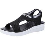 Dames ademende plateausandalen Flying Woven Wedge strandsandalen  maat: 35