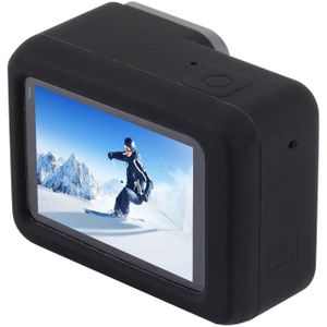 Voor GoPro  HERO 6 /5 siliconen beschermings hoesje met Lens Cover