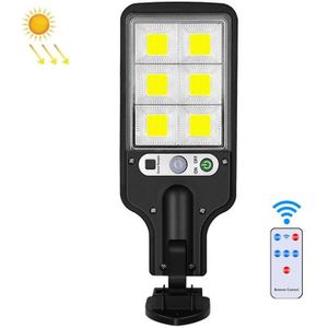 Solar Street Light LED Menselijk Body Induction Garden Light  Spec: 616B-72 COB met afstandsbediening