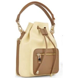 Cwatcun D82 bundel lenstas met trekkoord PU crossbody cameratas