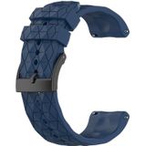 Voor Suunto 7 24mm voetbalpatroon Siliconen Solid Color Watch Band