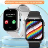 UNIWA X1S 1.9 inch IP67 Waterdicht 4G Android 8.1 Dual Camera's Smart Watch Ondersteuning Temperatuurmeting  specificatie: 2G + 16G