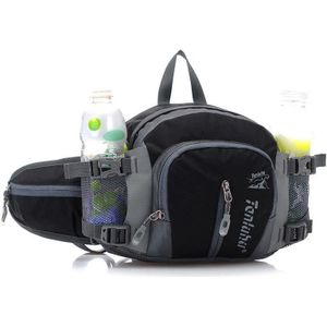 Tanluhu TLH322 Multi-functie Outdoor Taille Tas Wandelen Riding Kettle Bag Travel SLR Camera Tas (Zwart)