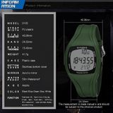 Syneke 9105 Multifunctionele sporttijdrecord Waterdichte stappenteller Elektronische horloge