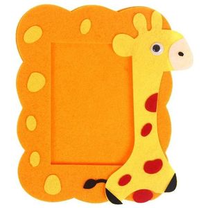 3 stuks nonwovens cartoon dierlijke fotolijstjes (Oranje Giraffe)