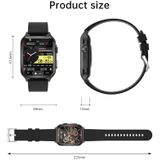 KT64 1 96 inch IPS-scherm Smart Watch ondersteunt Bluetooth-oproepen / bloedzuurstofbewaking