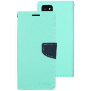 Voor Samsung Galaxy Note20 Ultra GOOSPERY FANCY DIARY Horizontale Flip PU Lederen case met Holder & Card Slots & Wallet (Mint Green)