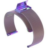 22mm Metal Mesh Polsband horlogeband voor Fossil Hybrid Smartwatch HR  Male Gen 4 Explorist HR  Male Sport (Kleur)