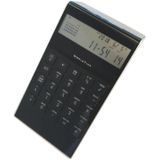 LCD-rekenmachine met wekker Wereldtijd Perpetual Calendar Functions(Zwart)