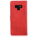 For Samsung Galaxy Note9 Calf Texture 2 in 1 Detachable Magnetic Back Cover Horizontal Flip Leather Case with Holder & Card Slots & Wallet & Photo Frame(Red)