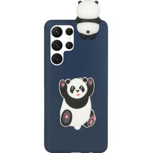 Voor Samsung Galaxy S22 Ultra 5G Schokbestendig 3D Ly Lyny Cartoon TPU Telefoon Case (Panda)