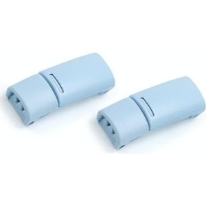 4 Sets SLK28 Metalen magnetische gesp Elastische gratis gebonden veters  stijl: Sky Blue Magnetic Buckle