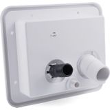 Witte water inlaat gentegreerde vulling schotel Hatch Lock voor RV trailer camper