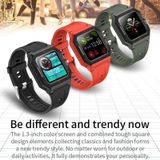 Lokmat FT10 1.3 inch IPS touchscreen waterdicht smartwatch  ondersteuning voor muziek afspelen / hartslag / bloeddrukmeter