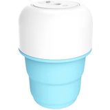Ice Cream opvouwbare USB Night Light Mini Car Nano Spray Air Humidifier (Wave Soda Blue)