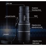 40 x 60 Pocket High Times High Definition Night Vision gericht monoculaire telescoop (zwart)