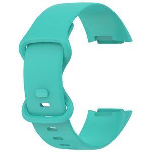 Voor Fitbit Charge 5 monochromatische silicagel om horlogeband te vervangen Afmeting: klein formaat