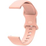 22mm voor Amazfit GTS 2E Butterfly Gesp Siliconen Vervanging Strap Watchband (Pink)
