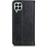 For Samsung Galaxy M33 5G Magnetic Crazy Horse Texture Leather Phone Case(Black)