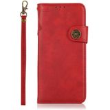 Khazneh dual-splicing koeienhuid textuur horizontale flip lederen tas met houder & kaart slots & portemonnee & lanyard voor iPhone 13 mini