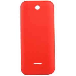 Effen kleur kunststof batterij terug dekking voor Nokia 225 (rood)