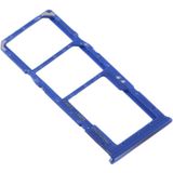 SIM-kaartlade + SIM-kaartlade + Micro SD-kaartlade voor Galaxy A70 (Blauw)