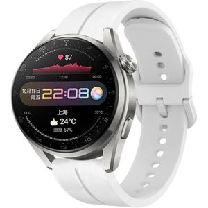 Voor Huawei Watch 3 Pro 22 mm lus siliconen horlogeband
