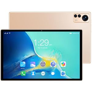 X12 4G LTE-tablet-pc  10 1 inch  4 GB+32 GB  Android 8.1 MTK6750 Octa Core  Ondersteuning Dual SIM  WiFi  Bluetooth  GPS (Goud)