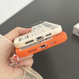 Voor iPhone 11 Pro Max Ticket Patroon Groot Venster TPU Telefoonhoesje (Oranje)