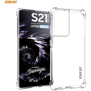 Voor Samsung Galaxy S30 Ultra Hat-Prince ENKAY Clear TPU Shockproof Case Soft Anti-slip Cover