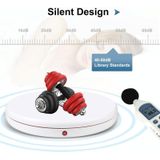 PULUZ 45 cm afstandsbediening Instelsnelheid Roterende draaitafel Displaystandaard  wit  belasting 100 kg (AU-stekker)