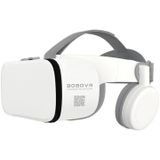 BOBOVR Z6 Virtual Reality 3D-videobril geschikt voor 4 7-6 3 inch smartphone met Bluetooth-headset (wit)