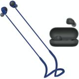 Voor Sony WF-C700B/WFC-700N 2 stks Bluetooth Headset Siliconen Anti-Verloren Touw (Blauw)