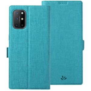 Voor OnePlus 8T ViLi K-serie schokbestendige TPU + PU lederen magnetische gesp horizontale flip case met kaartsleuven & portemonnee en houder (blauw)