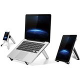 UP-1S Opvouwbare Laptop Stand Mobiele Telefoon Tablet Desktop Stand (Zwart)