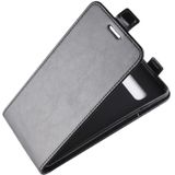 Zakelijke stijl verticaal flip TPU lederen Case voor Galaxy S10  met kaartslot (zwart)
