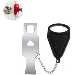 Portable Security Lock Deurslot Anti-diefstal Slot  Stijl: Zwarte Driehoek