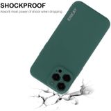 Hat-Prince ENKAY Liquid Silicone Shockproof Protective Case Cover  for iPhone 13 Pro Max(Dark Green)